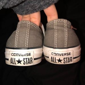 Grey Women’s Low Cut Converse